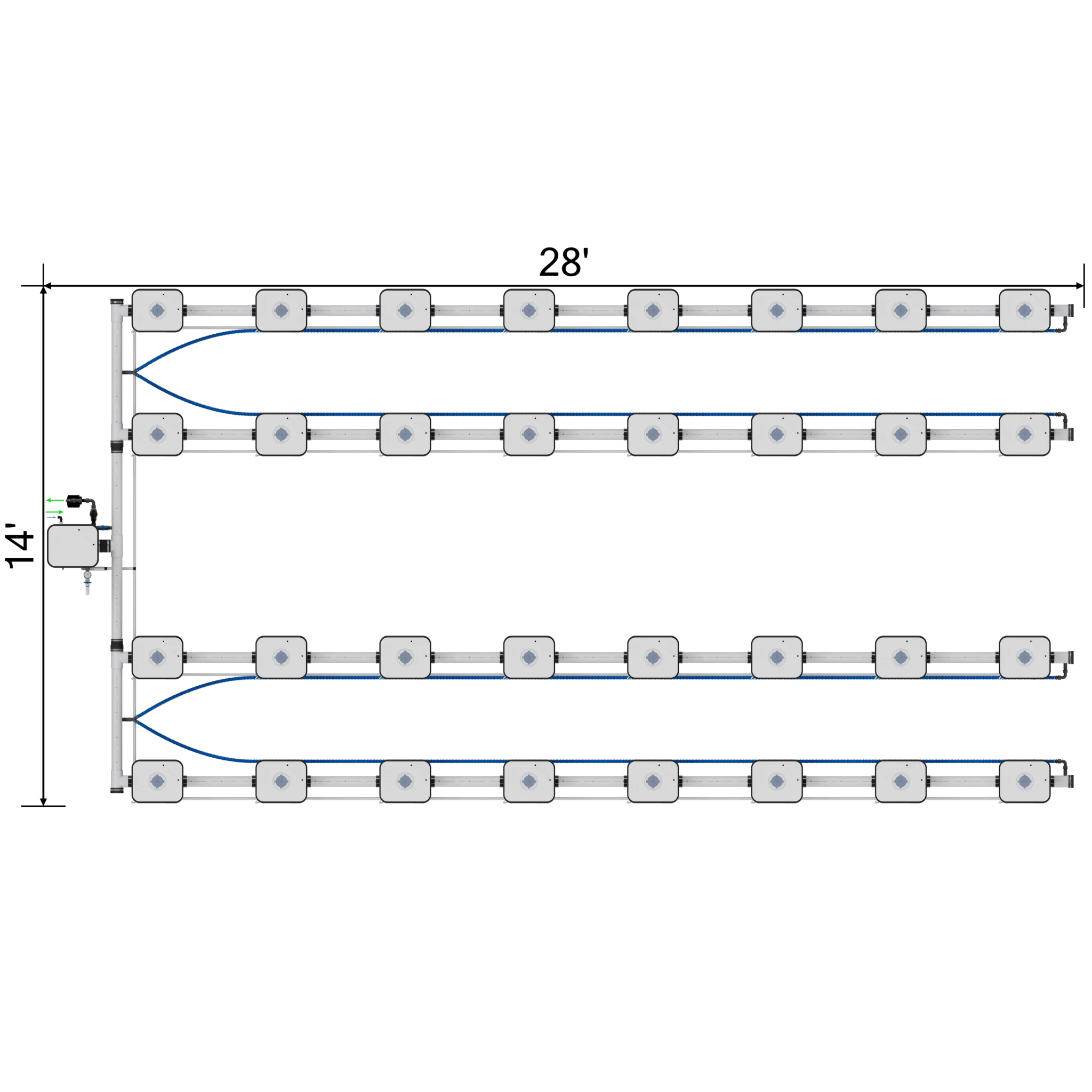 Current Culture Under Current UCXXL13 RDWC System, 32-Site, 4-Row - Image 6
