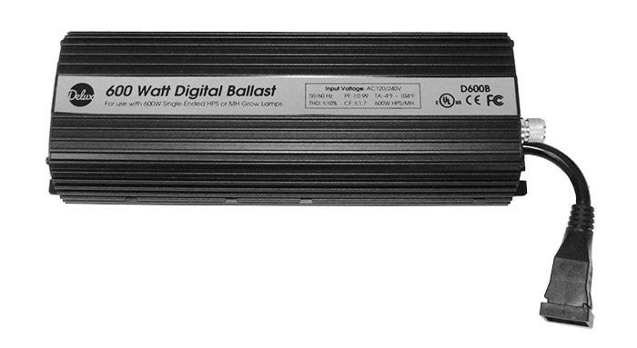 Delux 600 Watt Dimmable Grow Light Ballast, 120/240 Volt - Image 3