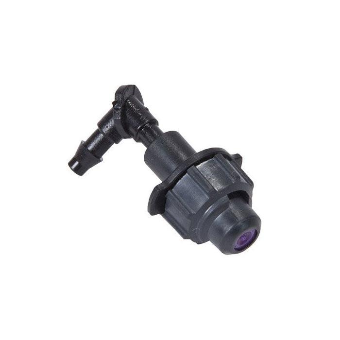 DIG EXL Series Fogger Head, 1/4 Inch Elbow Barb, Black & Purple, 0.8 GPH - Pack of 150 - Image 2