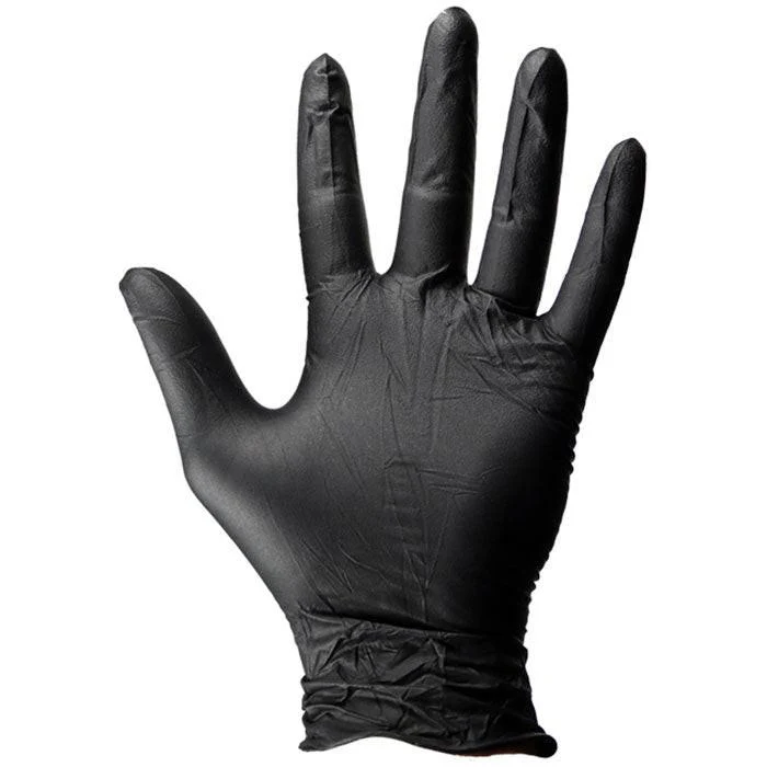 Dirt Defense Black Nitrile Gloves 6 mil - Image 3