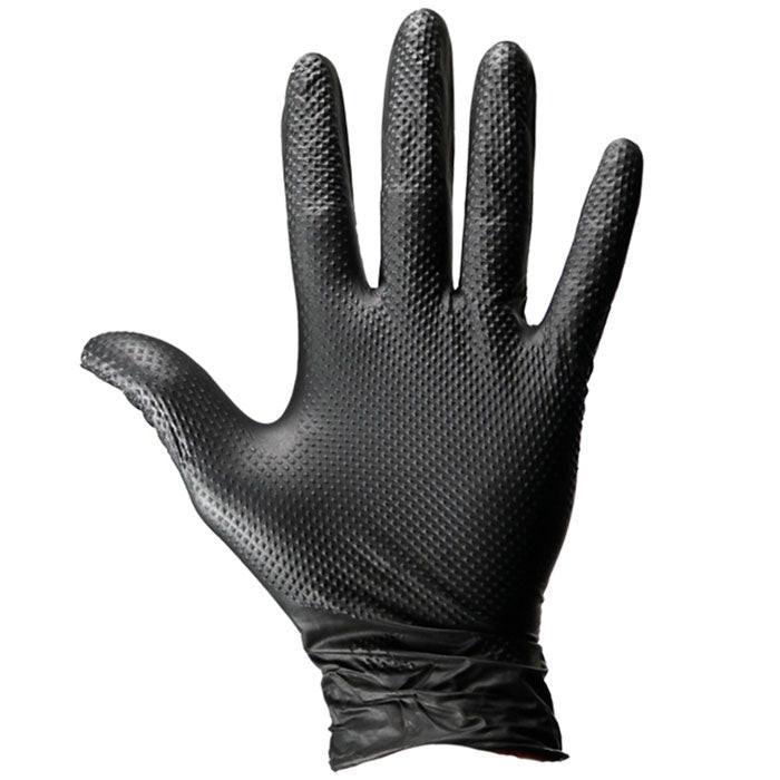 Dirt Defense Black Nitrile Gloves 6 mil - Image 4