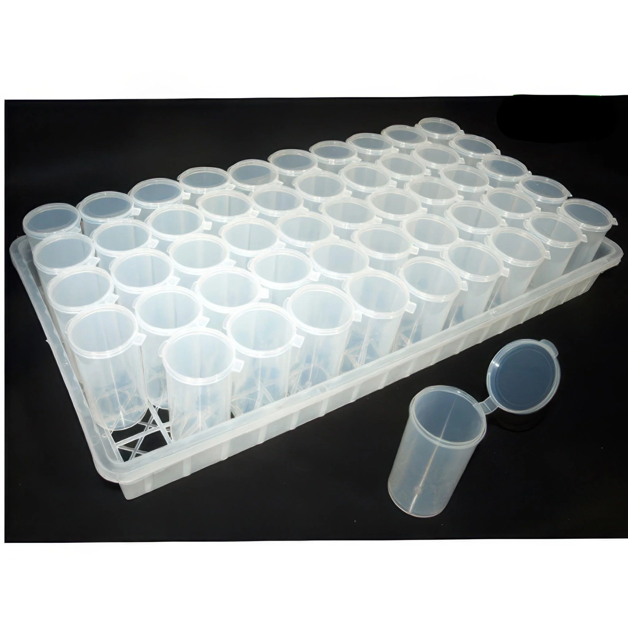 DL Wholesale Flip-Top MicrocloneVials 50ct, 4oz