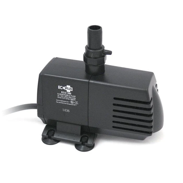 EcoPlus Eco 396 Fixed Flow Submersible/Inline Pump, 396 GPH