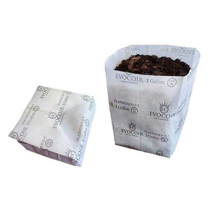 Evocoir Platinum 70/30 Treated Coco Blend Open Top Biodegradable Grow Bag - Image 6