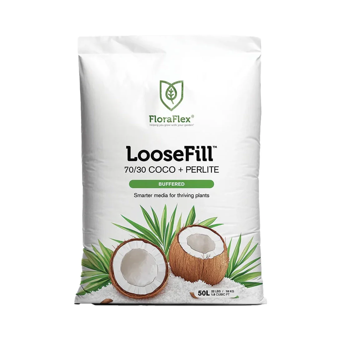 FloraFlex Buffered LooseFill 70/30 Coco + Perlite, 50 Liter