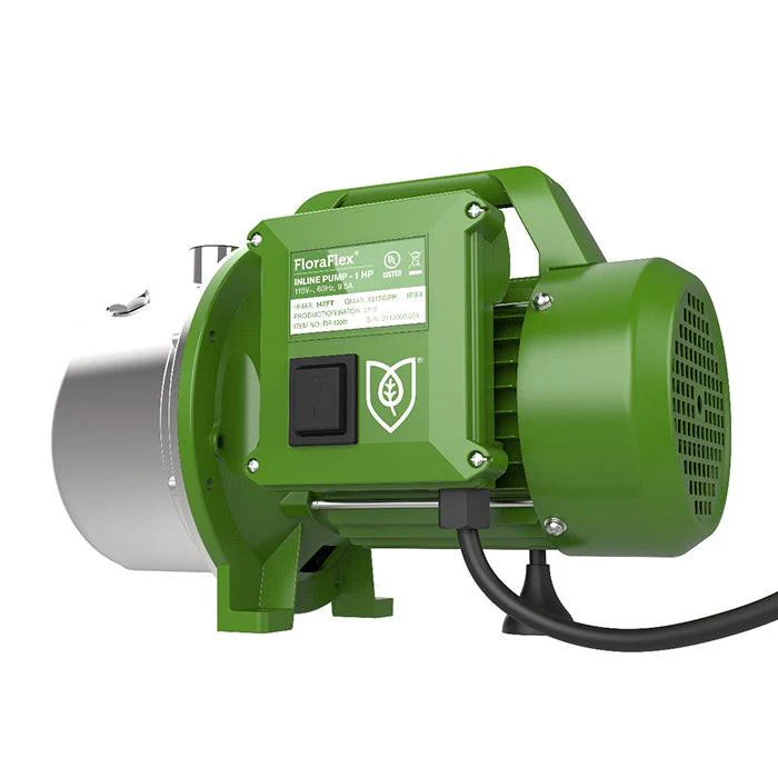 FloraFlex Inline Water Pump, 1 HP, 1294 GPH - Image 2