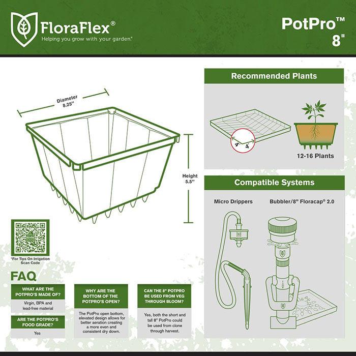 FloraFlex PotPro Pot, 8 Inch, Short, 1 Gallon - Image 5