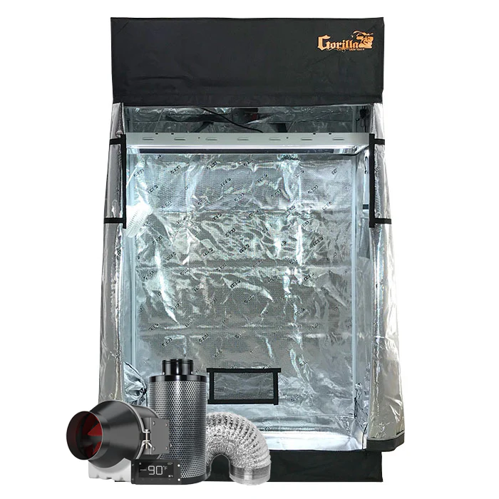 Gorilla Grow Tent 2' x 4' Fluorescent T5 Grow Tent Kit With Automated Ventilation Package - Image 2