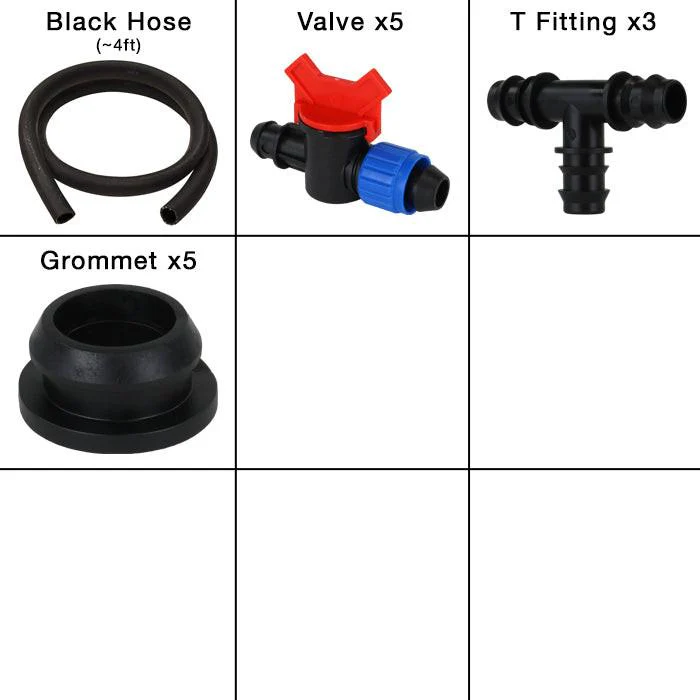 Grow1 Deep Water Culture Hydroponic System - 4 Buckets - Image 4