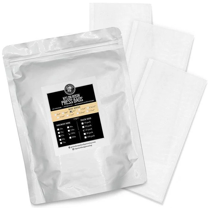 Gutenbergs Dank Pressing Co. 4" x 7" Rosin Bags - Image 5