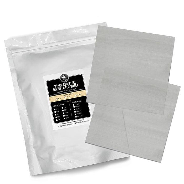 Gutenbergs Dank Pressing Co Stainless Steel Rosin Filter Sheets - Image 3