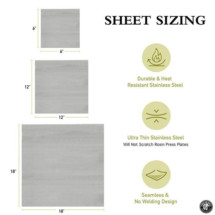 Gutenbergs Dank Pressing Co Stainless Steel Rosin Filter Sheets - Image 6