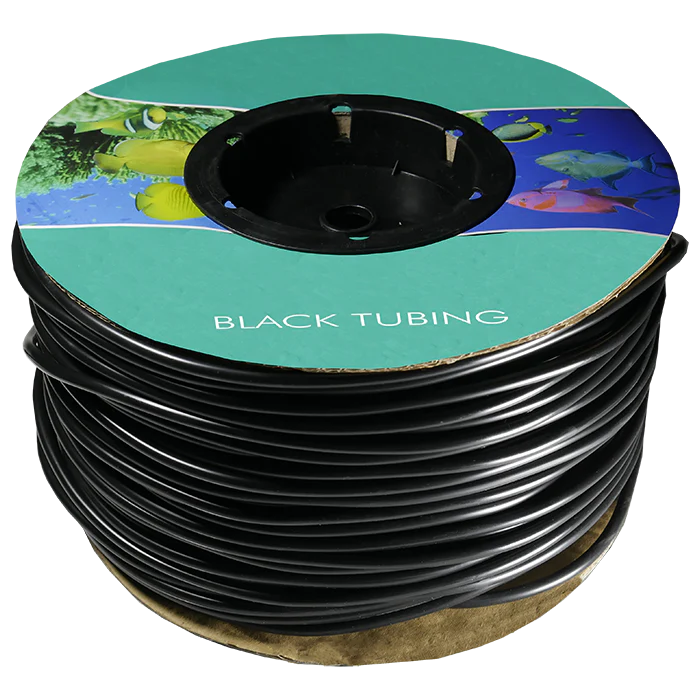 Hailea Black Tubing, 0.2 Inch OD x 0.15 Inch ID, 650' ROLL