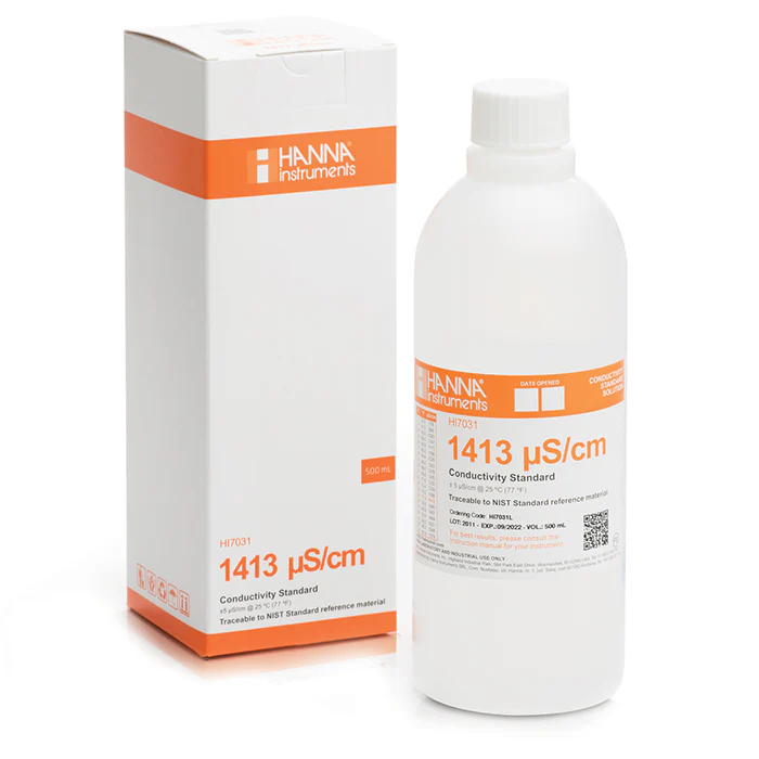 Hanna Instruments 1413 S/cm (EC) Calibration Solution - Image 4