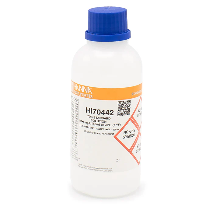 Hanna Instruments 1500 mg/L (ppm) TDS Calibration Solution - Image 5