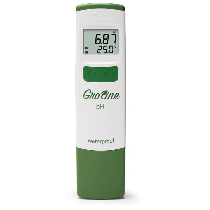 Hanna Instruments GroLine Waterproof Hydroponic pH/Temp Tester