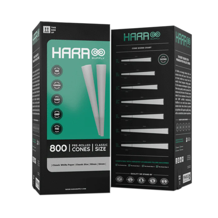 Hara Supply Pre-Rolled Cones - Case of 6 Towers - Image 2