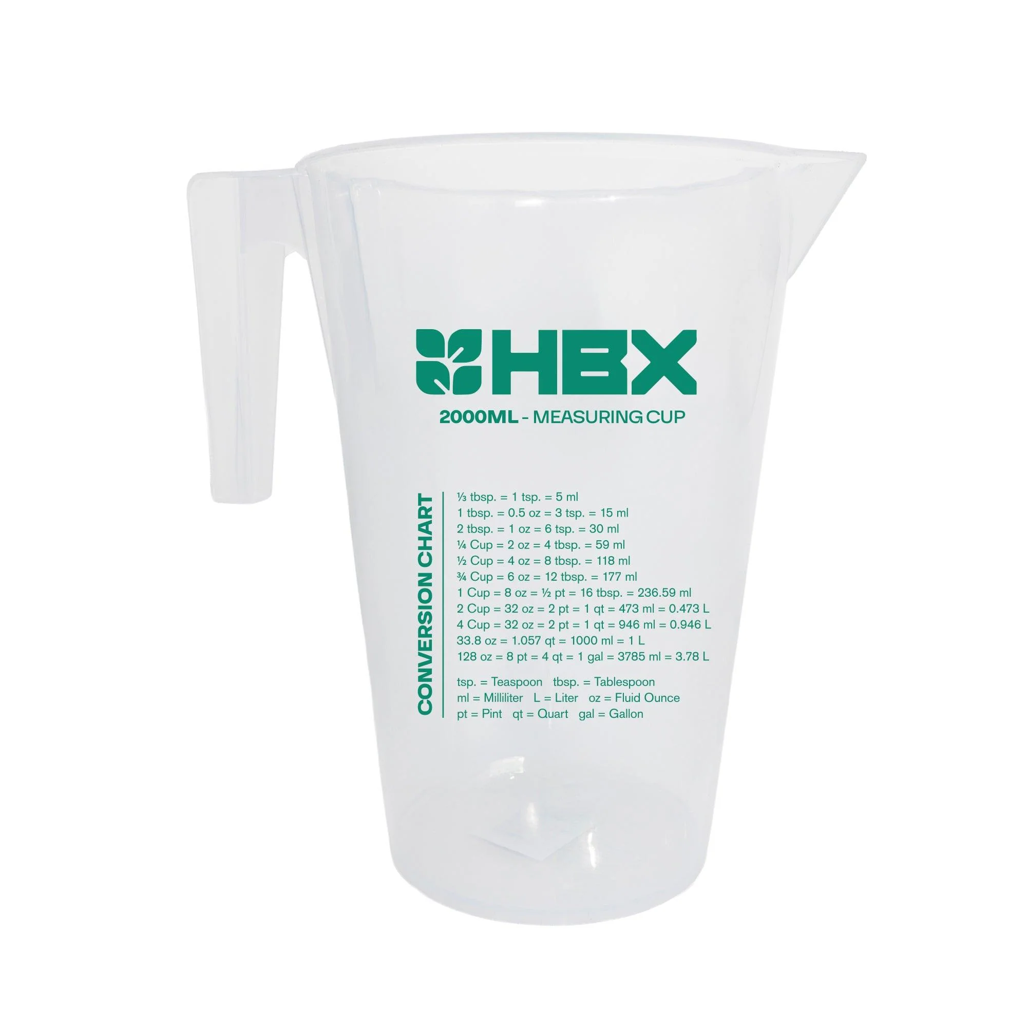 HBX Measuring Cup, 2000 mL