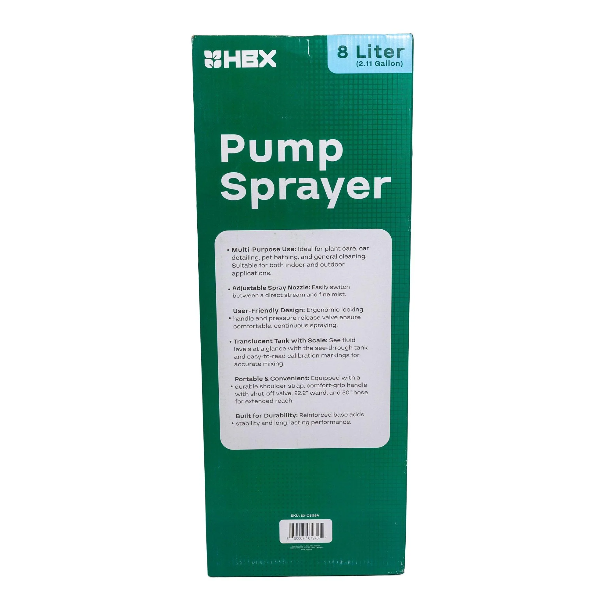 HBX Pump Sprayer - 8 Liter - Image 8