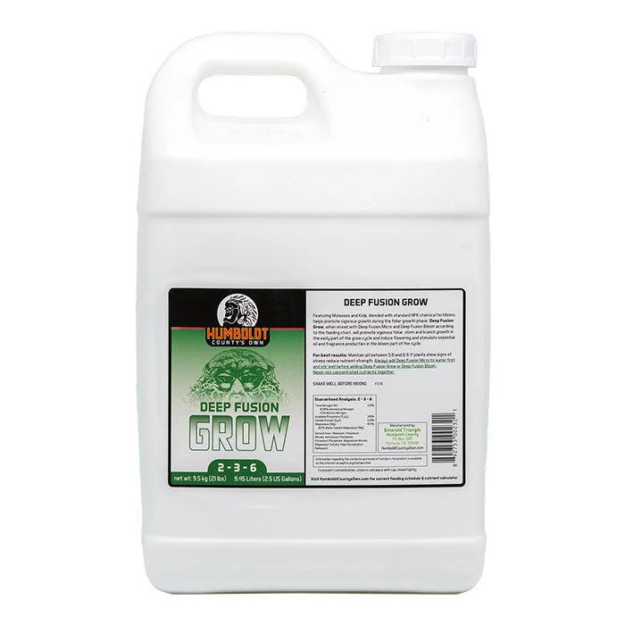 Humboldt County's Own Deep Fusion Grow, 2.5 Gallon