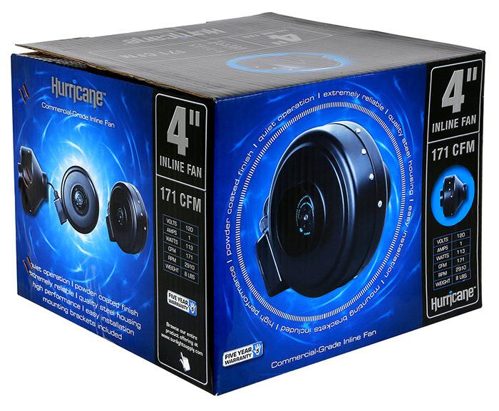 Hurricane 4" Inline Fan, 171 CFM - Image 2