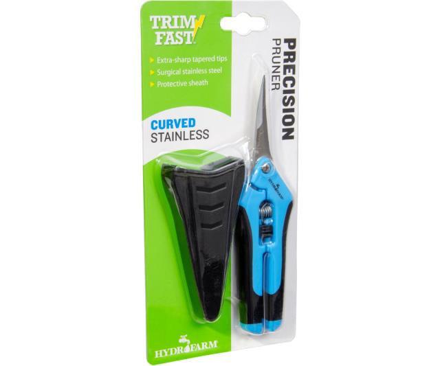 Hydrofarm Trim Fast Stainless Steel Precision Curved Blade Pruner - Image 4