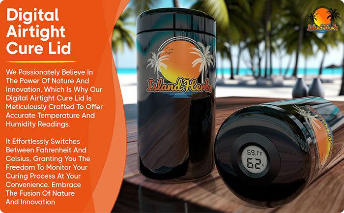 Island Herbz 1 oz. Premium Bio-Photonic Purple UV Glass Storage Jar - Image 9