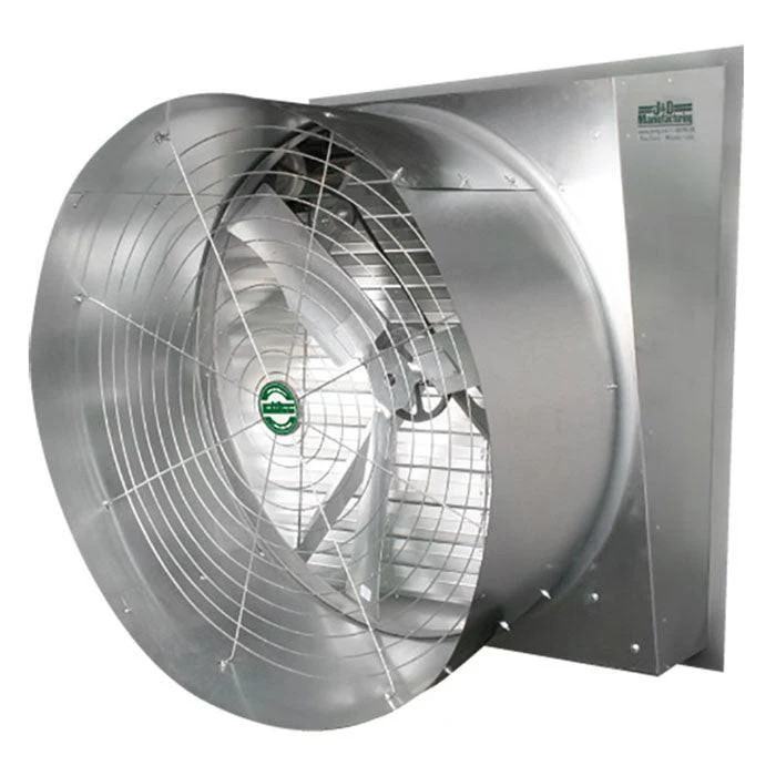 J&D Manufacturing Typhoon Galvanized Slant Exhaust Fan - Image 19