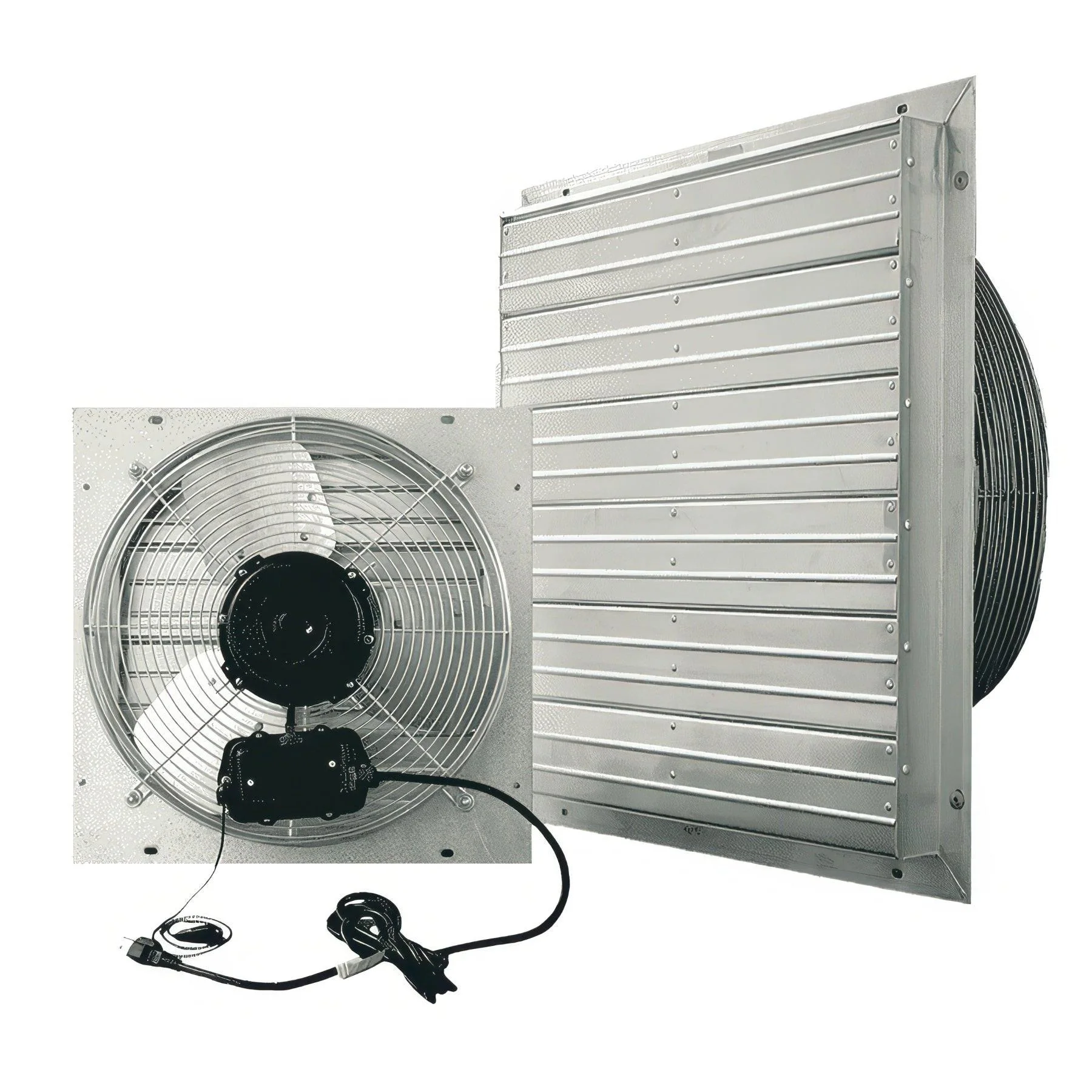 J&D Manufacturing VPES Series Shutter Exhaust Fan - Image 5