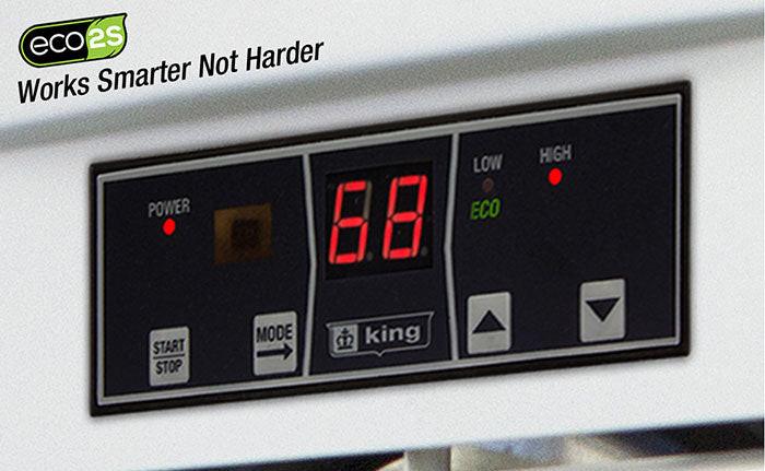 King Electric LPW ECO2S Electronic Wall Heater, 4500 Watt, 208 Volt, White - Image 2