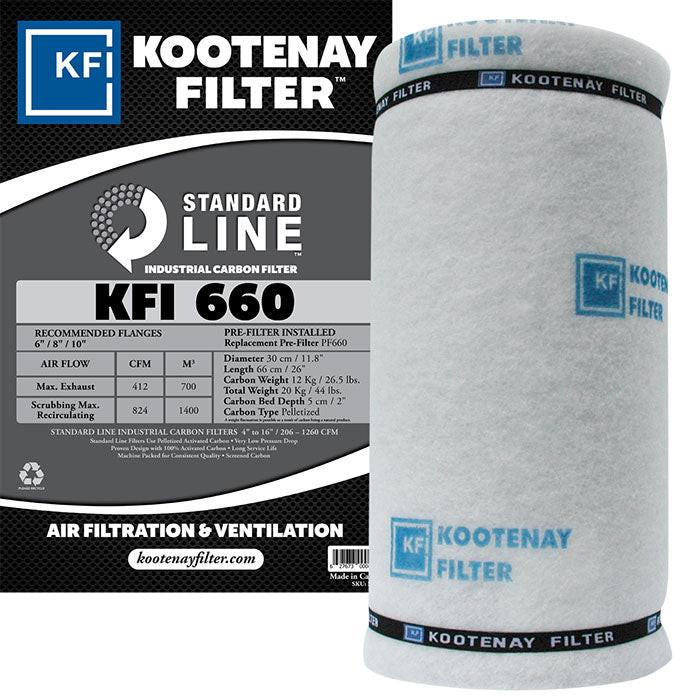 Kootenay Filter KFI 660 Standard Line Carbon Filter, 412 CFM - Image 2