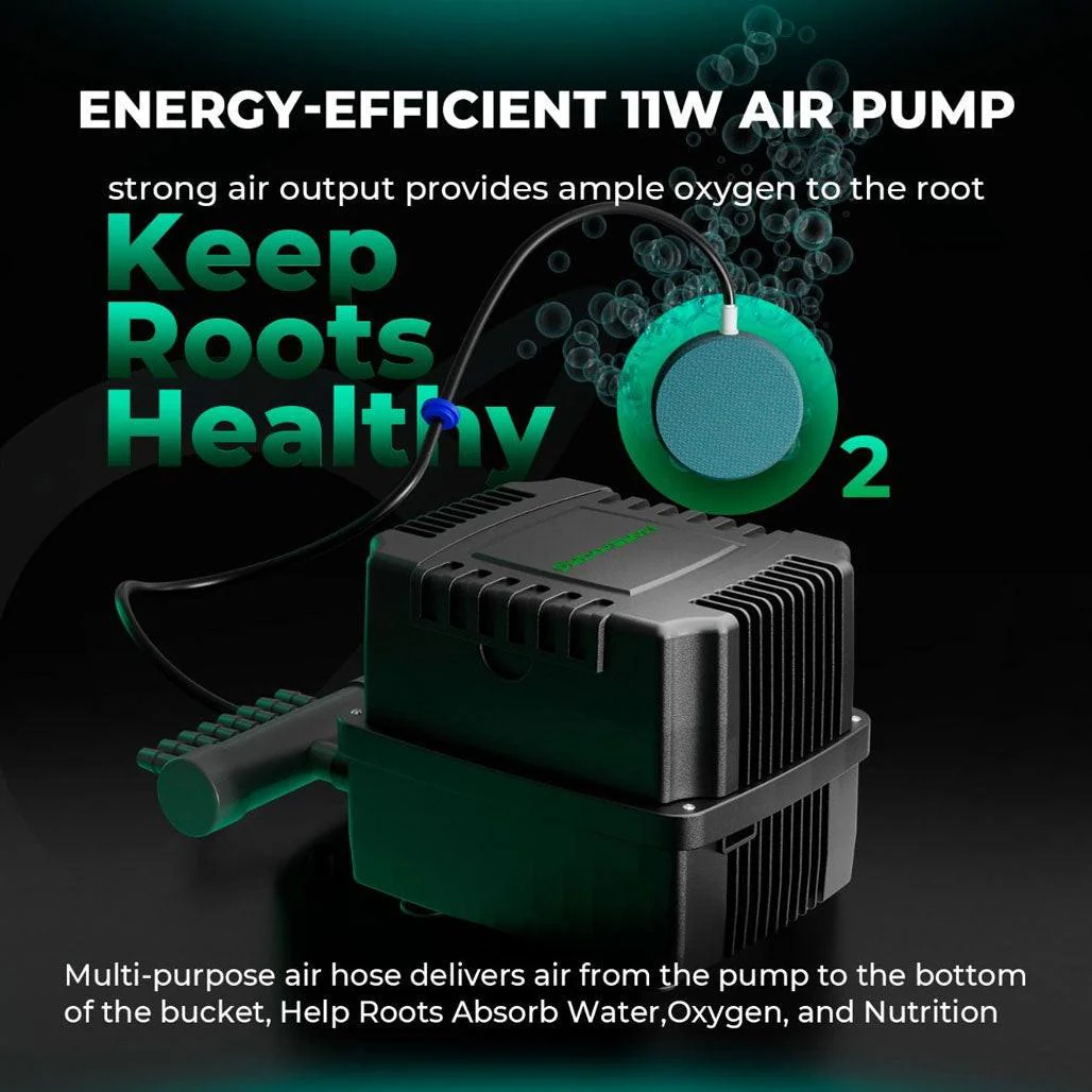 Mars Hydro 5 Gallon, 4 Bucket DWC Hydroponic System - Image 5