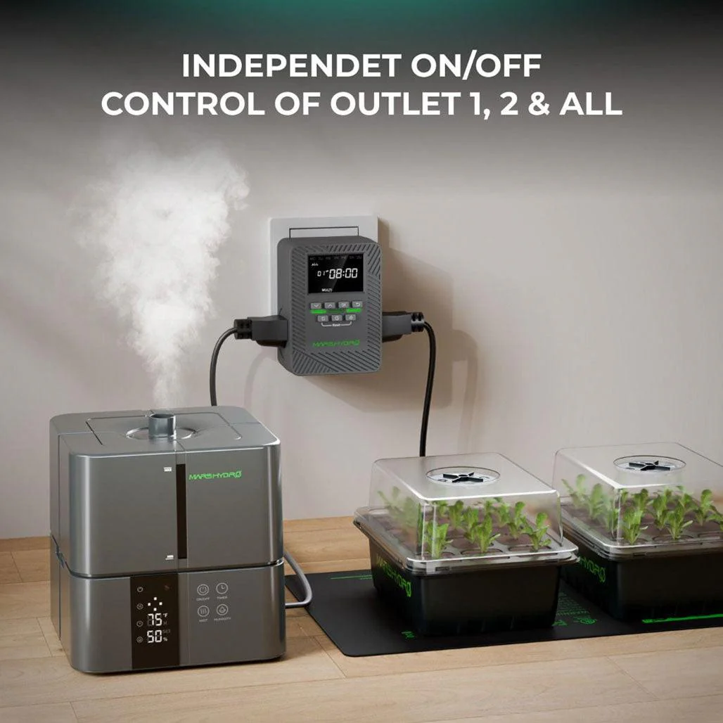 Mars Hydro iTime 2-in-1 Smart Dual Outlet Timer - Image 3