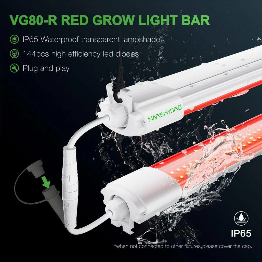 Mars Hydro VG80 Red T5 LED Grow Light Bar, Pack of 2 - Image 3