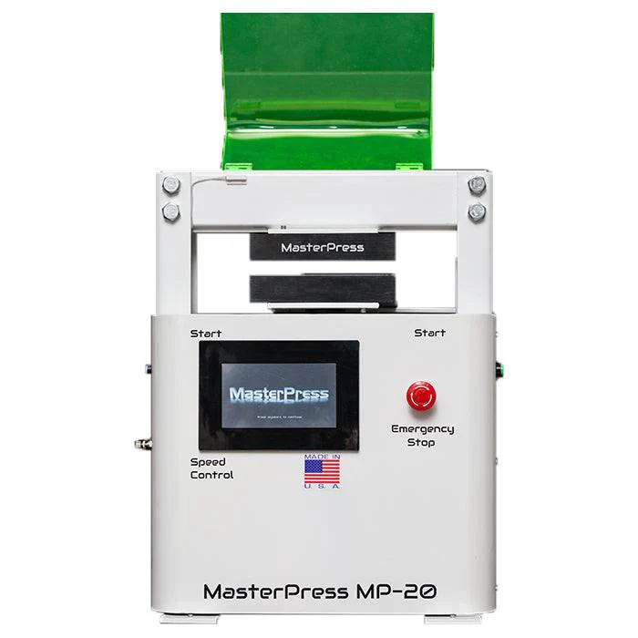 Master Press Programmable 20 Ton Dual Heated Plate Pneumatic Rosin Press - Image 2
