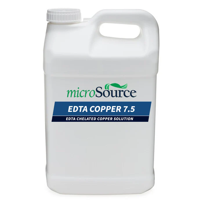 MicroSource EDTA Chelated Copper 7.5%, 2.5 Gallons
