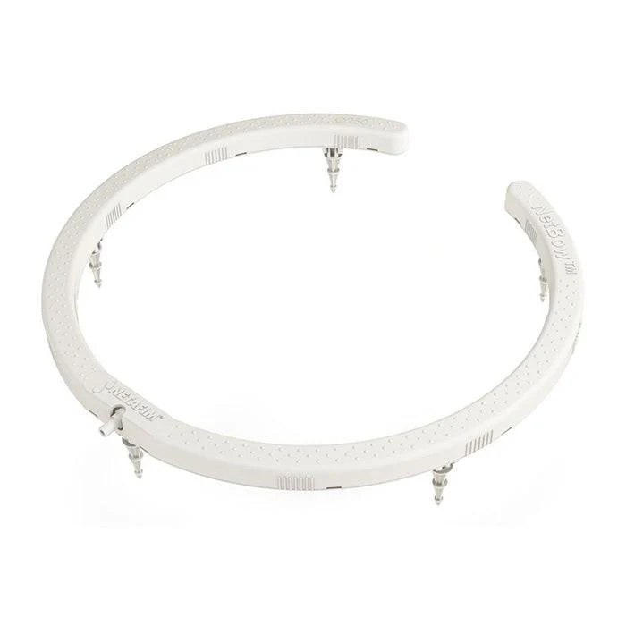 Netafim 10 Inch NetBow Drip Irrigation Ring, 30 Inch White PE Tubing - Pack of 50 (NETBOW10-30WH) - Carton of 5 Packs