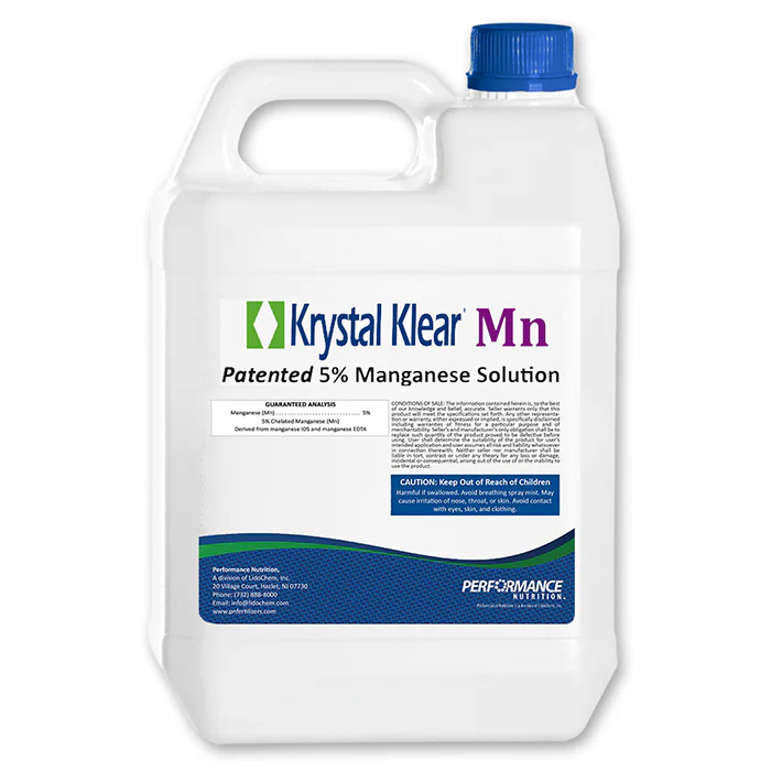 Performance Nutrition Krystal Klear Manganese (5% Manganese), 2.5 Gallon