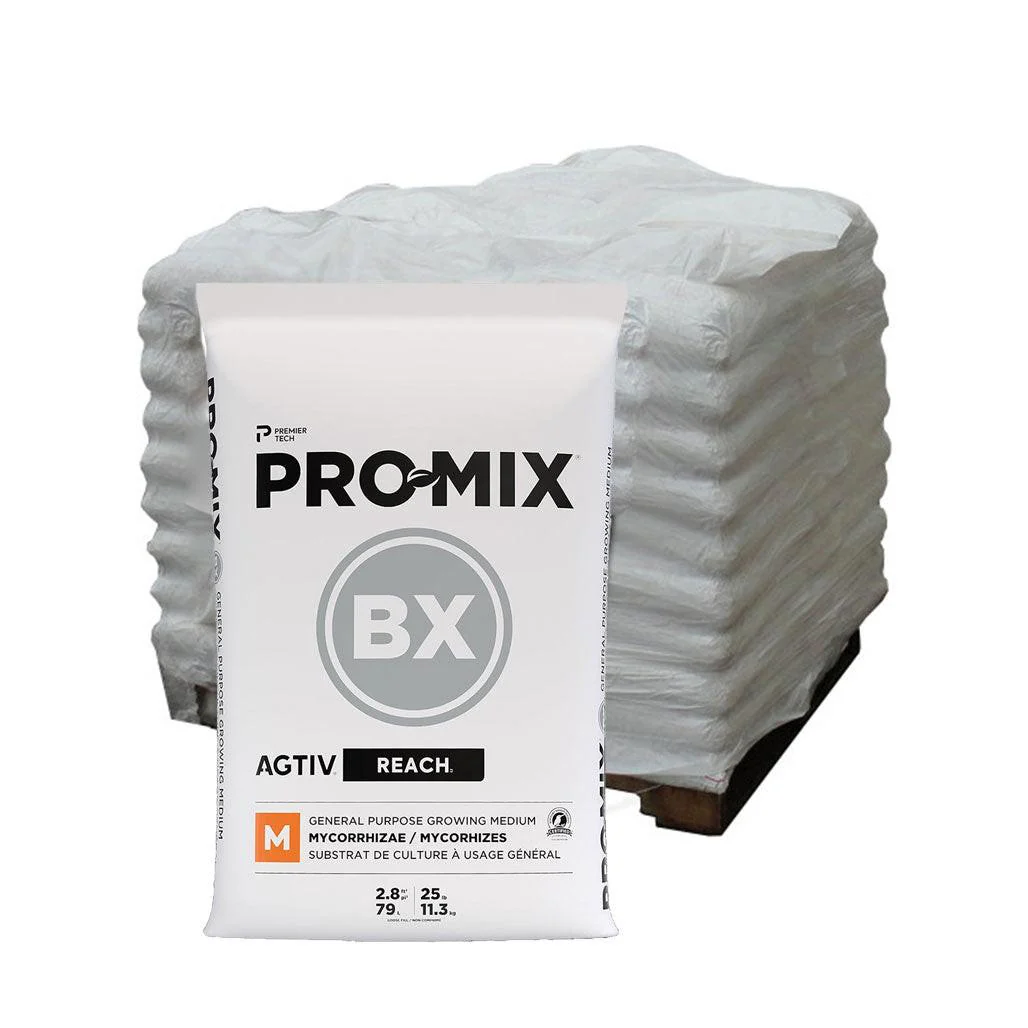 PRO-MIX BX AGTIV REACH Mycorrhizae Soilless Potting Mix, 2.8 cu. ft. - Pallet of 57 Bags