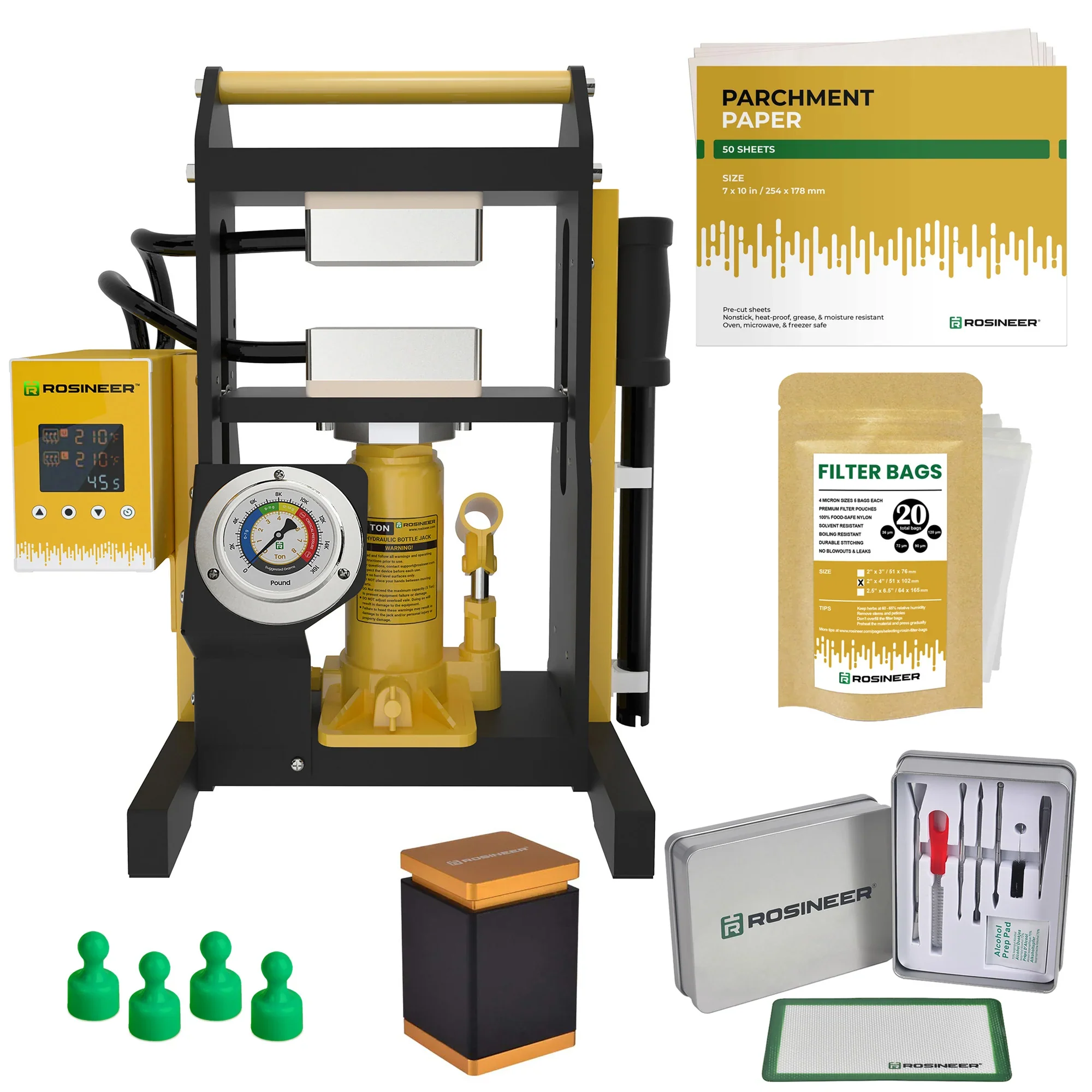 Rosineer Mighty-5 5-Ton Hydraulic Rosin Press - Image 2