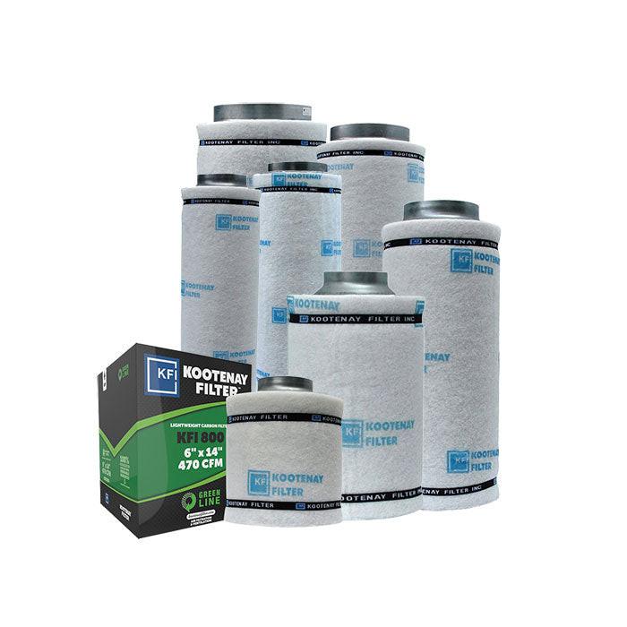 Kootenay Filter KFI Green Line Carbon Filter with Flange - Image 2