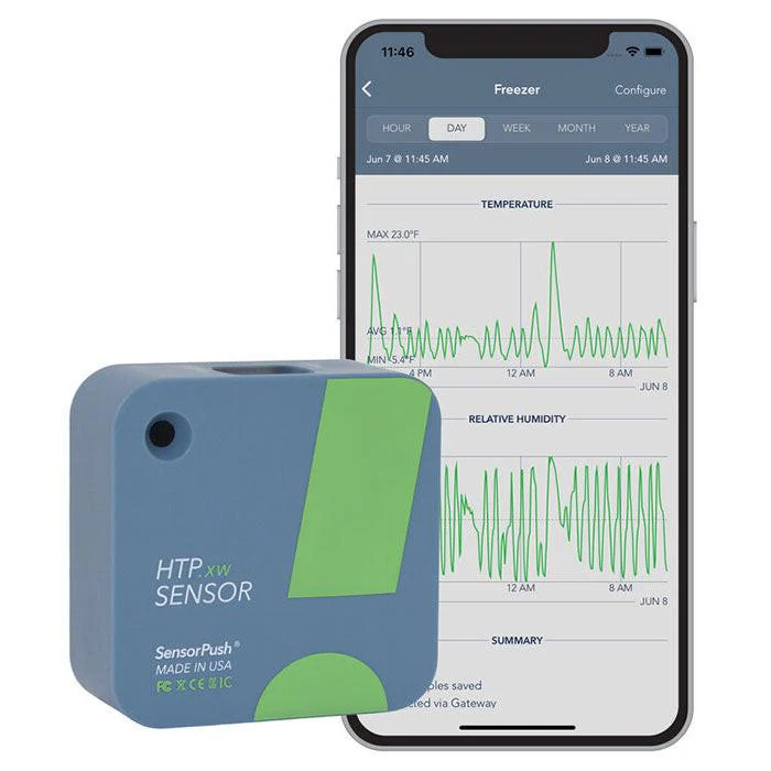 SensorPush HTP.xw Extreme Accuracy Water-Resistant Temperature / Humidity / Barometric Pressure Smart Sensor - Image 6