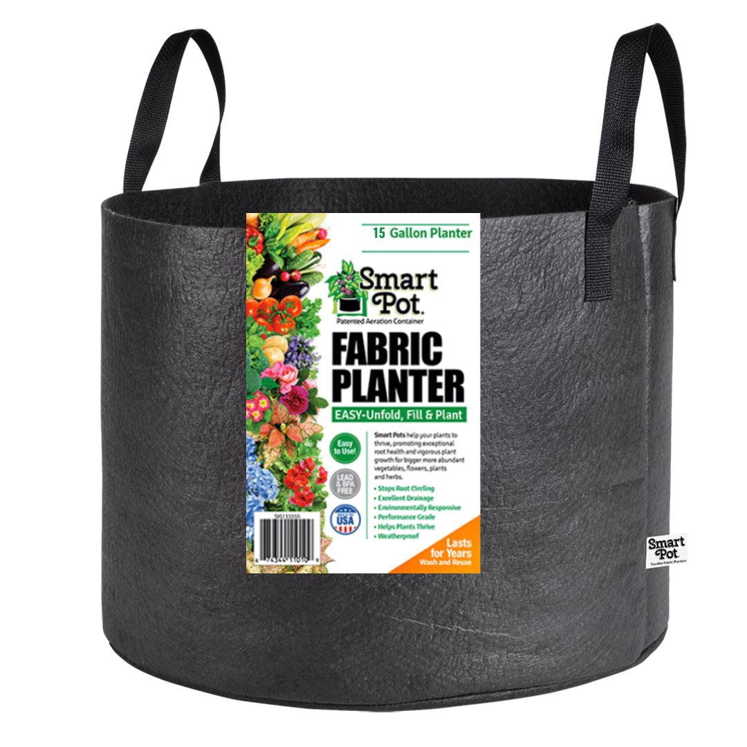 Smart Pot Fabric Pots with Handles, Black - Image 5