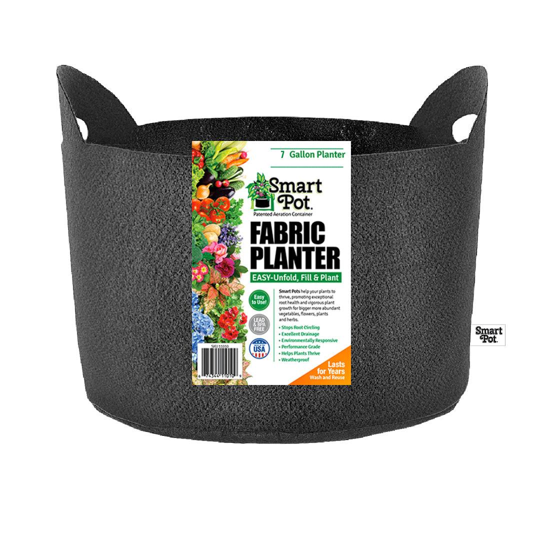 Smart Pot Fabric Pots with Handles, Black - Image 2
