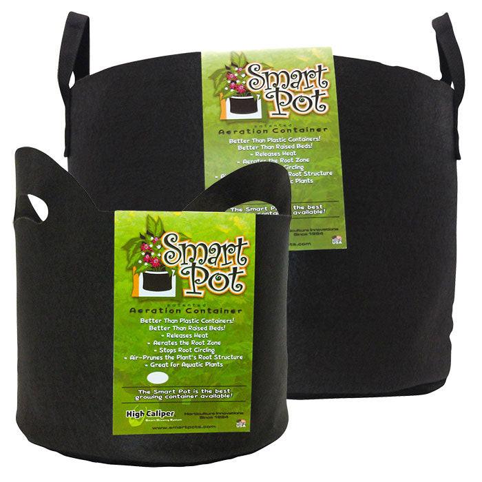 Smart Pot Fabric Pots with Handles, Black - Image 3
