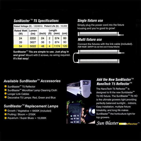SunBlaster T5 HO 21 - 2 ft, 1 Bulb - 6400K - Image 10