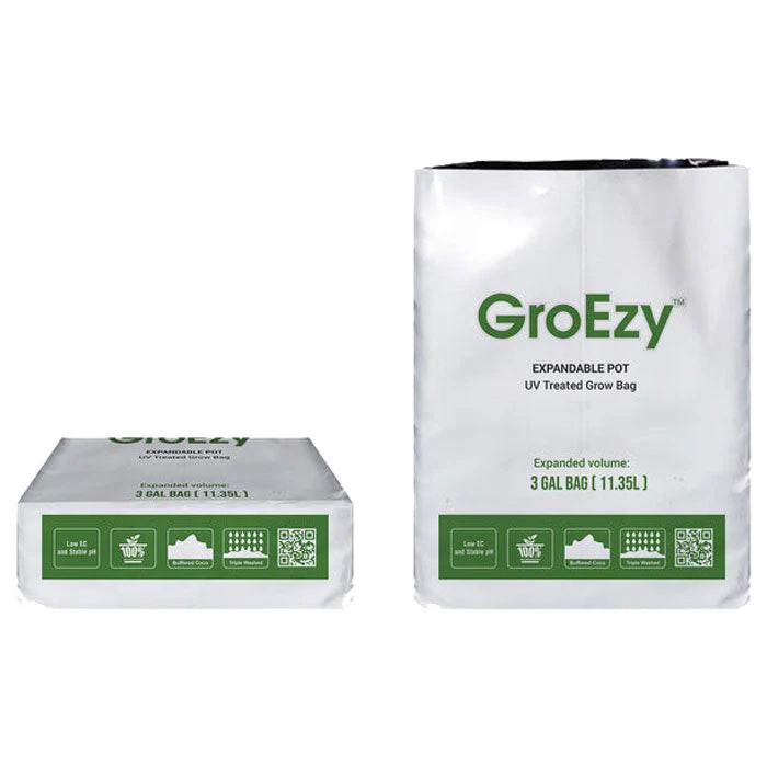 The Coco Depot GroEzy Expandable Pot in UV Treated Grow Bag, 3 Gallon - Pack of 25 - Image 2