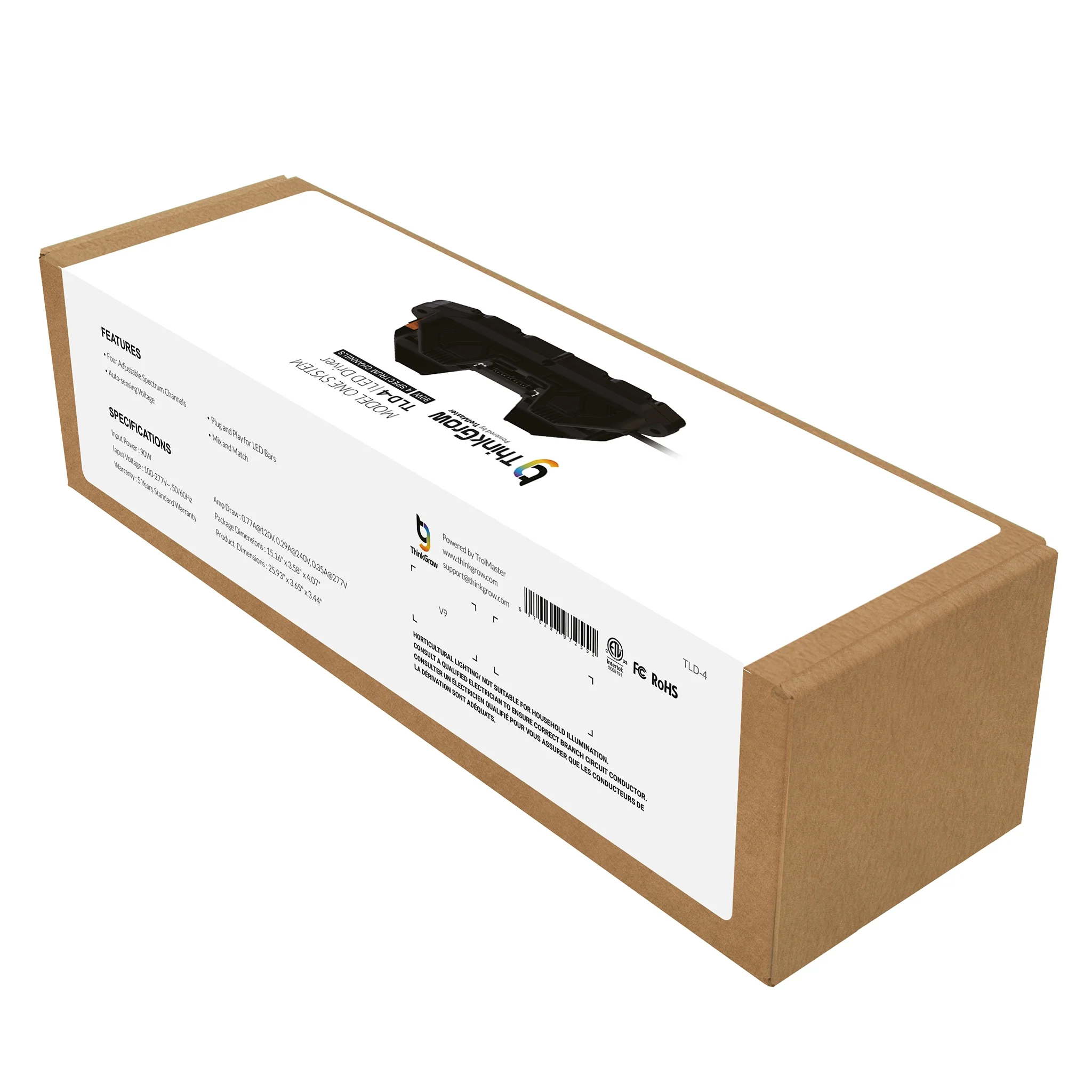 ThinkGrow TLD-4 Model One LED Driver, 4 Spectrum Control - Image 6