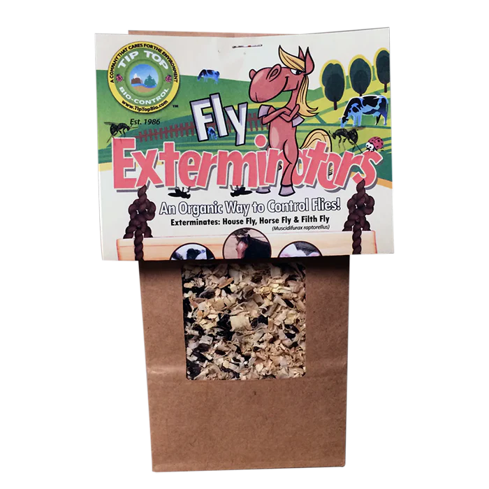 Tip Top Bio-Control Fly Exterminator Beneficial Parasitic Wasps, Pack of 50,000