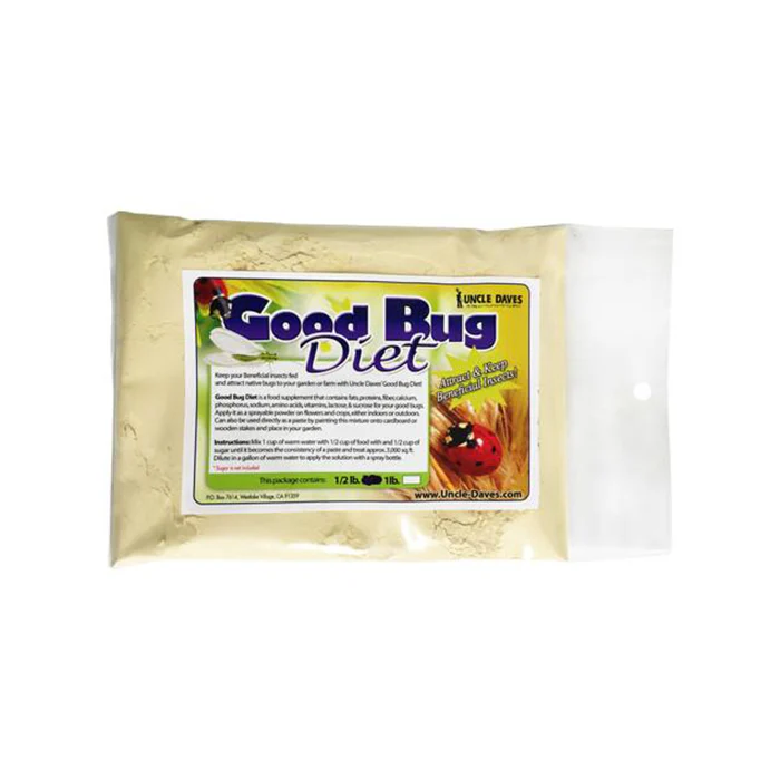 Tip Top Bio-Control Good Bug Attractants Diet - Ladybug Food Mix, 1/2 lb